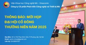 Thumbnail thông báo mời họp đại hội cổ đông thường niên năm 2025