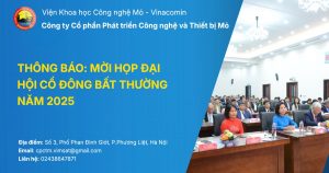 Thumbnail thông báo mời họp đại hội cổ đông bất thường năm 2025