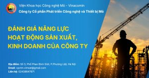 ĐÁNH GIÁ NĂNG LỰC HOẠT ĐỘNG SẢN XUẤT, KINH DOANH