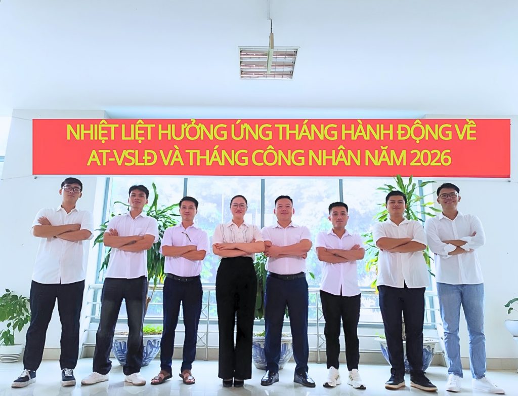 Tập thể cán bộ, kỹ sư Đội Thí nghiệm hiệu chỉnh III hưởng ứng Tháng công nhân năm 2026